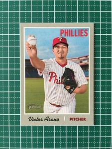 即決のみ！★TOPPS MLB 2019 HERITAGE BASEBALL #168 VICTOR ARANO【PHILADELPHIA PHILLIES】ベースカード 19★同梱発送可能！