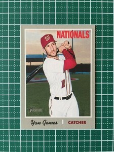 即決のみ！★TOPPS MLB 2019 HERITAGE BASEBALL #184 WILMER FLORES【WASHINGTON NATIONALS】ベースカード 19★同梱発送可能！