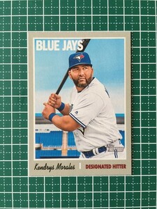 即決のみ！★TOPPS MLB 2019 HERITAGE BASEBALL #221 KENDRYS MORALES【TORONTO BLUE JAYS】ベースカード 19★同梱発送可能！