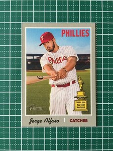 即決のみ！★TOPPS MLB 2019 HERITAGE BASEBALL #270 JORGE ALFARO【PHILADELPHIA PHILLIES】ベースカード 19★同梱発送可能！