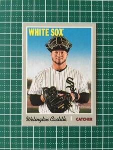 即決のみ！★TOPPS MLB 2019 HERITAGE BASEBALL #263 WELINGTON CASTILLO【CHICAGO WHITE SOX】ベースカード 19★同梱発送可能！