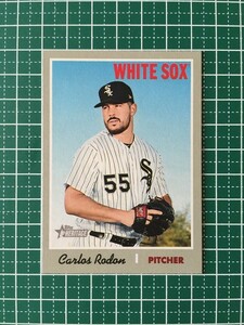 即決のみ！★TOPPS MLB 2019 HERITAGE BASEBALL #274 CARLOS RODON【CHICAGO WHITE SOX】ベースカード 19★同梱発送可能！