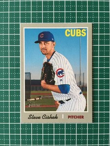 即決のみ！★TOPPS MLB 2019 HERITAGE BASEBALL #291 STEVE CISHEK【CHICAGO CUBS】ベースカード 19★同梱発送可能！