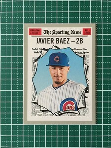 即決のみ！★TOPPS MLB 2019 HERITAGE BASEBALL #363 JAVIER BAEZ【CHICAGO CUBS】ベースカード 19★同梱発送可能！