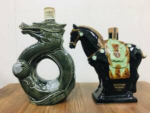 サントリー ウイスキー 龍馬 セラミックワインボトル 2本セット SUNTORY WHISKY 《未開栓/古酒》700ml,600ml-43%