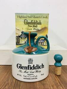 ボックス付きセラミックワインボトル GLENFIDDICH PURE MALT SCOTCH WHISKY 《未開栓/古酒》750ml-43%