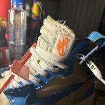 NIKE off-white AJ1 ブルー_画像5