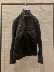 00s archive fuga leather gimmick jacket