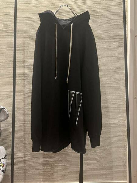 drkshdw プルオーバー　パーカー　ロング丈　rick owens フーディ　リックオウエンス ダークシャドウ