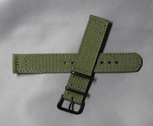  nylon belt 18mm olive |OD| green 2 division black tail pills strap separate NATO belt military new goods 