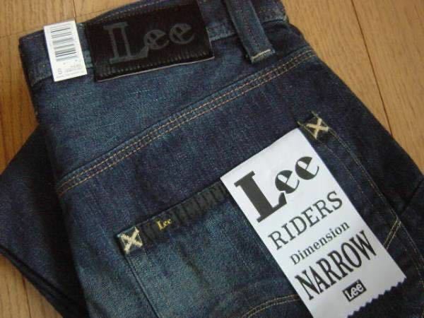 廃盤レア ★リー Lee RidersライダースNARROW ナローMスリム オーガニック コットン定価 16800円 Dimension 立体 有機栽培綿使用 新品★