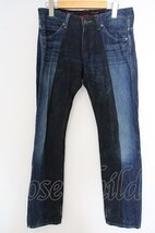 Roen Jeans / バイカラーデニムパンツ 30 インディゴｘブラック O-24-03-19-068-Ro-pa-YM-ZT0321_画像1