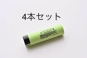 18650 リチウムイオンバッテリー 3400mAh 3.7V 4本 日本製 セル 複数本セットもお安く出品しています 組バッテリー製作可能