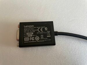 Lenovo 中古 純正 HDMI to VGA モニターアダプター　LT8511 変換アダプター VGA Lenovo