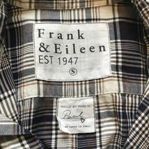 Frank&Eileen フランク＆アイリーン PAUL ポール コットン チェック シャツ 長袖シャツ size:S 紺/Ron Herman RHC ロンハーマン トップス_画像3