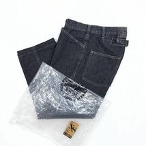 TENDERLOIN テンダーロイン DENIM TROUSERS WASH デニムトラウザー ウォッシュ加工 デニムパンツ ジーンズ XSサイズ ブラック 黒 /パンツ_画像1