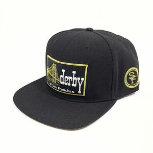 【希少】 Derby of San Francisco ダービーオブサンフランシスコ LOGO SNAPBACK ロゴ スナップバック キャップ / 帽子 / ワッペン 刺繍