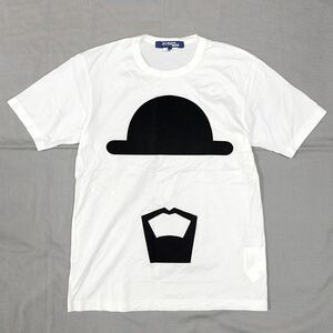 15AW JUNYA WATANABE COMME des GARCONS MAN ジュンヤワタナベ コムデギャルソン マン 本気のフォーマル フロッキープリントTシャツ M