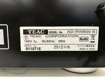 Y1218　現状品　オーディオ機器　CD / カセットレコーダー　TEAC　ティアック　AD-RW900 S_画像10