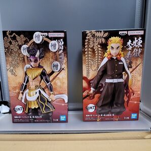 【まとめて購入割引有り】鬼滅の刃 フィギュア2体セット 憎珀天(初版版) 煉獄杏寿郎