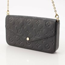 【ルイヴィトン】Louis Vuitton モノグラムアンプラント ポシェットフェリシー ショルダーバッグ ノワール【中古】194840_画像2