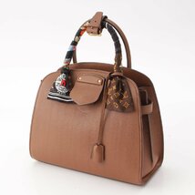 【ルイヴィトン】Louis Vuitton ネオスティーマーPM オートマロキヌリ トリヨン スカーフ付 ハンドバッグ ブラウン【中古】203159_画像2