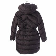 【モンクレール】Moncler　20年 キッズ AGOT アゴット フード ベルト ダウンコート ブラック 14A 【中古】【正規品保証】203684_画像2