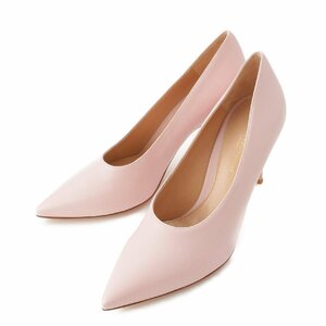 【ジャンヴィトロッシ】Gianvito Rossi　MURIEL ポインテッドトゥ レザー パンプス G21138 ピンク 37 未使用【中古】【正規品保証】203840