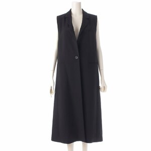 [ Adore ]ADORE 22AW back satin crepe gilet long the best 531-3150204 black 38 [ used ][ regular goods guarantee ]204581