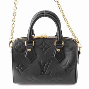 【ルイヴィトン】Louis Vuitton モノグラム アンプラント スピーディ バンドリエール20 2wayバッグ ノワール【中古】195152