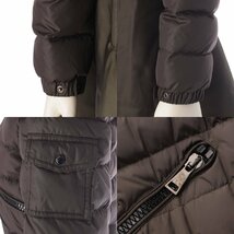 【モンクレール】Moncler　15年 SULLY シェリー ファー フード ダウンコート アウター 49824 カーキ 0 【中古】【正規品保証】203585_画像6