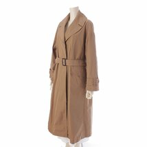 【マックスマーラ】Max mara　The Cube ステンカラー ベルト付き 比翼コート アウター 23902117376 ベージュ FR34 【中古】203767_画像2