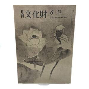 月刊　文化財　1972年6月　文化財と共に　座談会 海外「日本古美術」展に随伴して　奈良時代の寺院建築　高野山霊宝館　伊豆八丈島　Y07