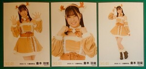 SKE48 倉本羽菜 生写真 クリスマス(トナカイ) 2023.12