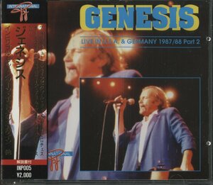 CD/ GENESIS / LIVE IN U.S.A. & GERMANY 1987/88 PART 2 / ジェネシス / 直輸入盤 帯付 INP005 40309M