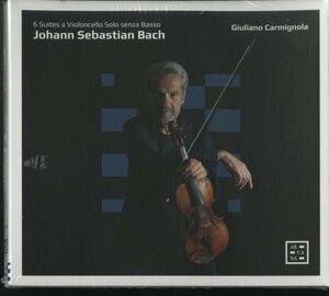 【未開封】CD/ 2CD / カルミニョーラ / J.S.バッハ：無伴奏チェロ組曲 (ヴァイオリン版) / 輸入盤 デジパック A533 40324M