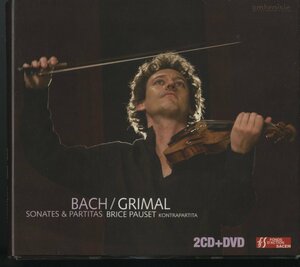 CD/2CD+1DVD/ グリマル / J.S.バッハ：無伴奏ヴァイオリンのためのソナタとパルティータ全曲、他 / 輸入盤 デジパック AM181 40324M