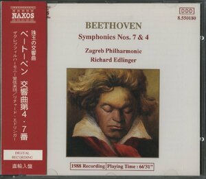 CD / エトリンガー、ザグレブ・フィル / ベートーヴェン：交響曲第7番、第4番 / 直輸入盤 帯付 8.550180 40312