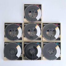 オープンリールテープ 7号 MAXELL 35-60、35-90 UD 7本セット 使用済み まとめ売り 現状品_画像3