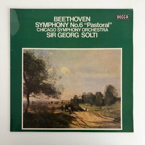 LP/ ゲオルク・ショルティ / ベートーヴェン：交響曲第6番「田園」 / UK盤 オリジナル ED4 DECCA SXL6763 40320-1250