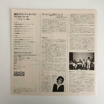 LP/ 東京ブラス・アンサンブル / デジタル・マーチ / 国内盤 ライナー DENON PCM OX-7214-ND 40320_画像3