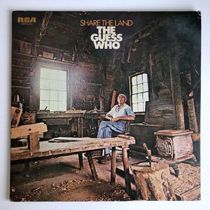 LP/ THE GUESS WHO / SHARE THE LAND / ゲス・フー / 国内盤 見本盤 RCA SHP-6162 40326