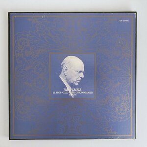 LP/ カザルス / J.S.バッハ：無伴奏チェロ組曲 全集 / 国内盤 BOX 3枚組 ブックレット ANGEL GR-2071C 40329