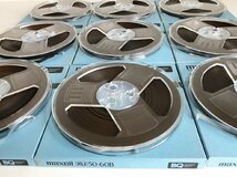 オープンリールテープ 7号 MAXELL XLⅠ50-60B BQ 9本セット 使用済み まとめ売り 現状品 （27-3）_画像5