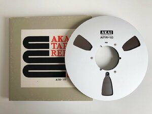 オープンリール 10号 AKAI ATR-10 メタルリール テープ付き 使用済み 現状品