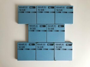  open reel tape 5 number MAXELL XLⅠ50-30B BQ 8 pcs set used . set sale present condition goods (27-8)