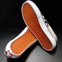 最値!新品!定7700円!名作ニットチェッカー!バンズ【VANS】CF クラシック スリッポン スニーカー!ブラック×ホワイト!黒白 希少25.5 箱付き_画像6