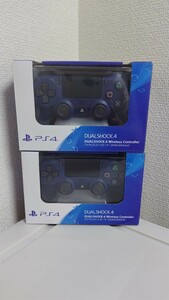 DUALSHOCK4 ワイヤレスコントローラー ソニー純正 ミッドナイトブルー 未開封新品 PS4 2個セット