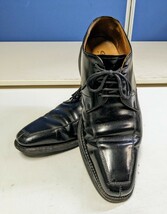 315　GEOX　ビジネスシューズ　ブラック　紳士靴　25.5cm　中古_画像1