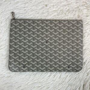 GOYARD ゴヤール　クラッチバッグ　グレー系